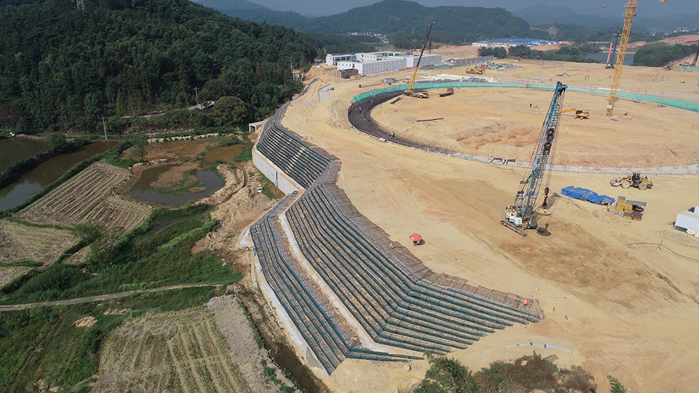 江西大唐国际新余生态加筋挡土墙项目-南昌球盟会环？？？？？？萍脊煞萦邢薰